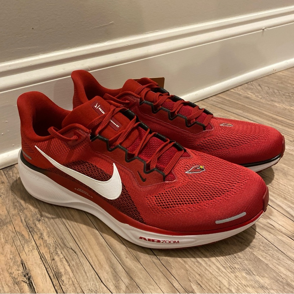 Mens Size 11 NIKE Air Zoom Pegasus 41 Arizona Cardinals Athletic Running Shoes